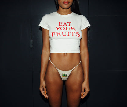 Eat Your Fruits" Baby Tee